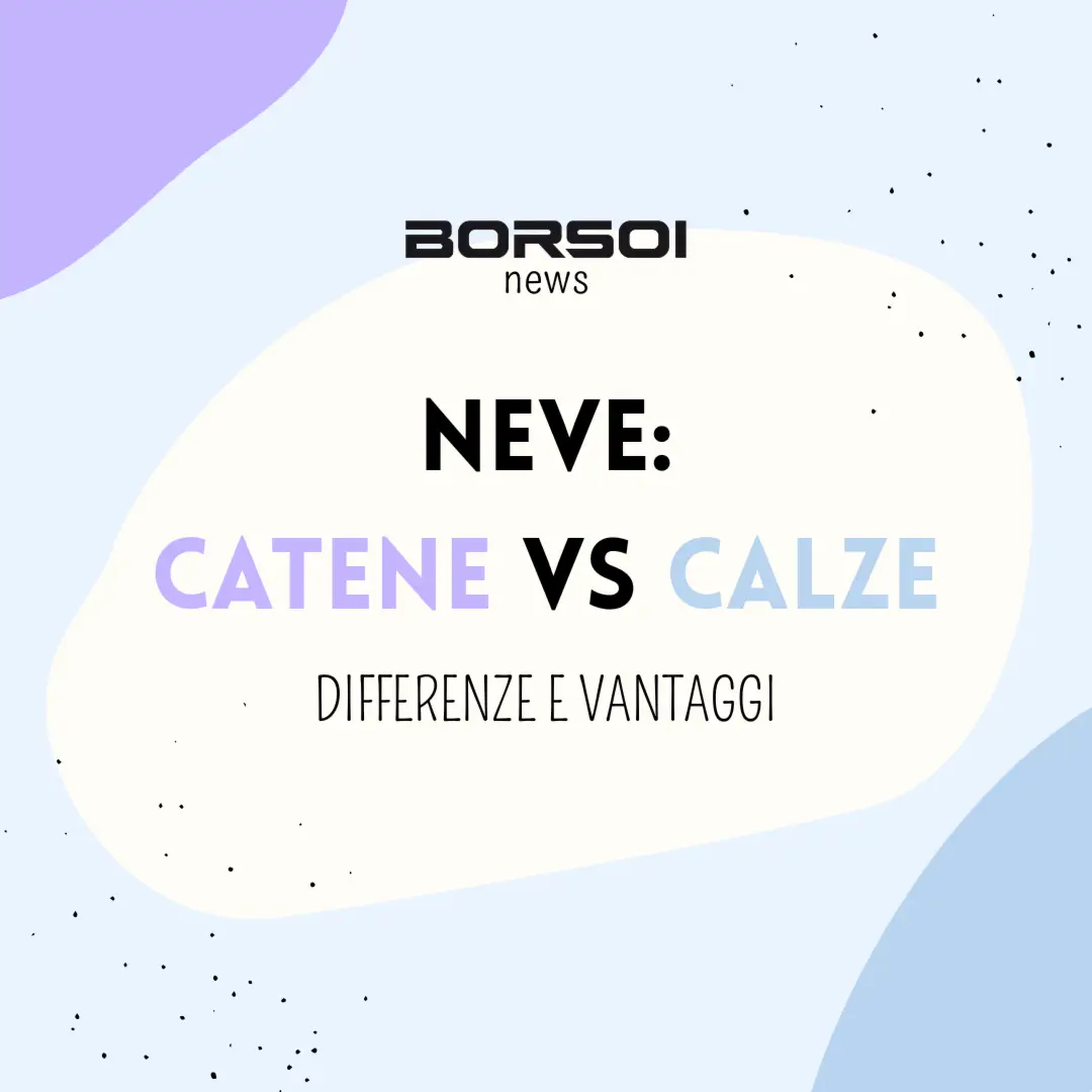 Catene da neve e calze da neve: differenze e vantaggi