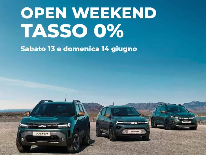 OPEN WEEKEND DACIA